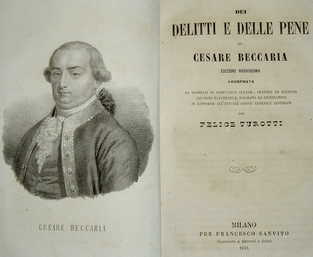 cesare beccaria essay on crimes and punishments