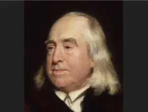 Jeremy Bentham, father of Utilitarianism and the Panopticon prison, among others