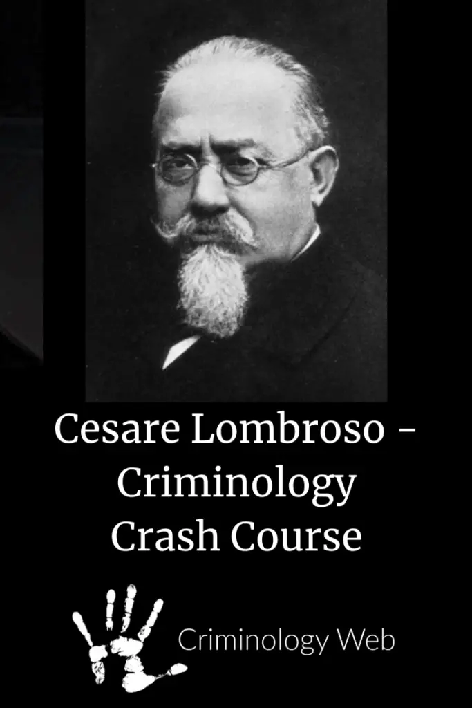 Cesare Lombroso Criminology Crash Course Pin